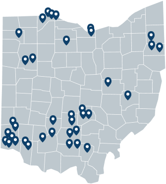 Ohio Location Map